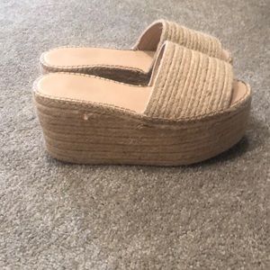 Straw platform slides